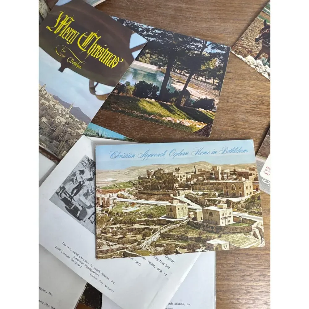 Vintage Holy Land Missions Cards Lot of 16 Unused Greeting Cards Mementos Easter